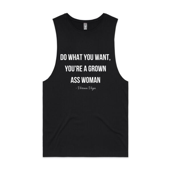 Men's Singlet- You're a grown ass woman Thumbnail