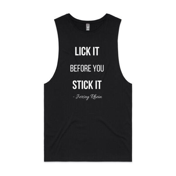 Men's Singlet - Lick it before you Stick it Thumbnail