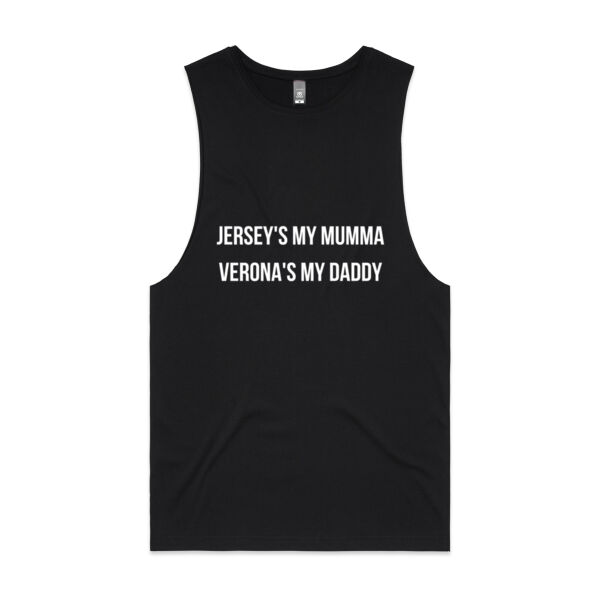 Men's Singlet - Jersey's my Mumma, Verona's my Daddy Thumbnail