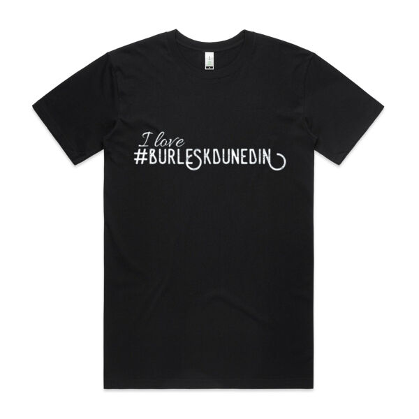 Men's T-Shirt - I love Burlesk Dunedin Thumbnail